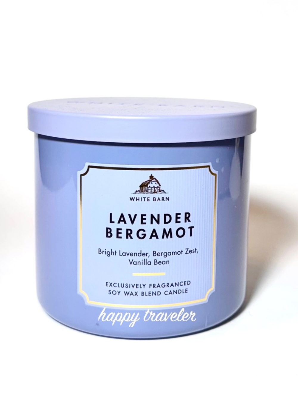 LAVENDER BERGAMOT 3 Wick Candle